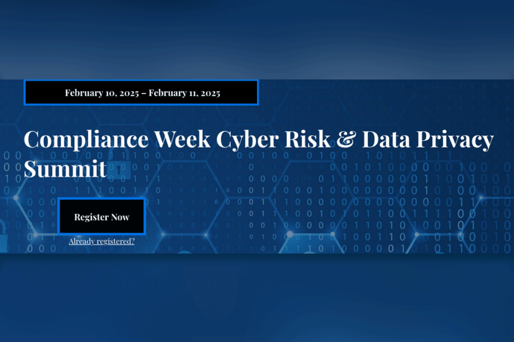 compliance week cyber risk and data privacy summit